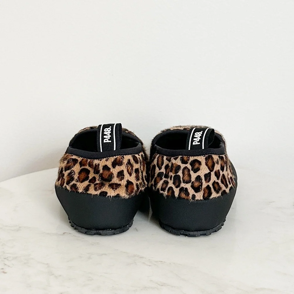 NEW P448 Anthropologie Laby Platform Slip on Leopard Print Size 39 EU 8.5-9 US